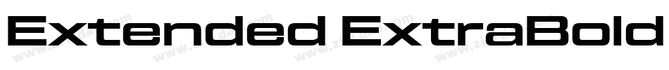 Extended ExtraBold h字体转换